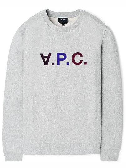 VPC Logo Cotton Sweatshirt Purple Grey - A.P.C. - BALAAN 2