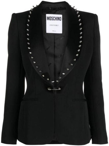 Outerwear A0518 5420 1555 BLACK - MOSCHINO - BALAAN 1