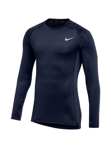 Pro Tight Long Sleeve T-Shirt Navy - NIKE - BALAAN 1