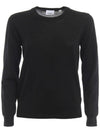 women elbow patch knit black - BURBERRY - BALAAN 2