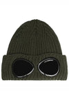 Goggles Wool Beanie Khaki - CP COMPANY - BALAAN.