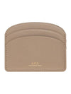 Demi Lune Card Wallet Beige - A.P.C. - BALAAN 1