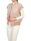 Christian Oblique Women's Padded Vest 417G19A2970 1245 - DIOR - BALAAN 5