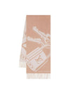 Lock And Key Scarf Saffron - LOUIS VUITTON - BALAAN 1