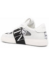 VL7N Band Logo Mesh Low Top Sneakers White Black - VALENTINO - BALAAN 4