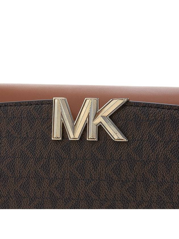 Karlie Medium Logo Satchel Shoulder Bag Brown - MICHAEL KORS - BALAAN 8