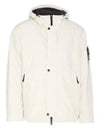 Techno Fabric Hooded Jacket Plaster - STONE ISLAND - BALAAN 2