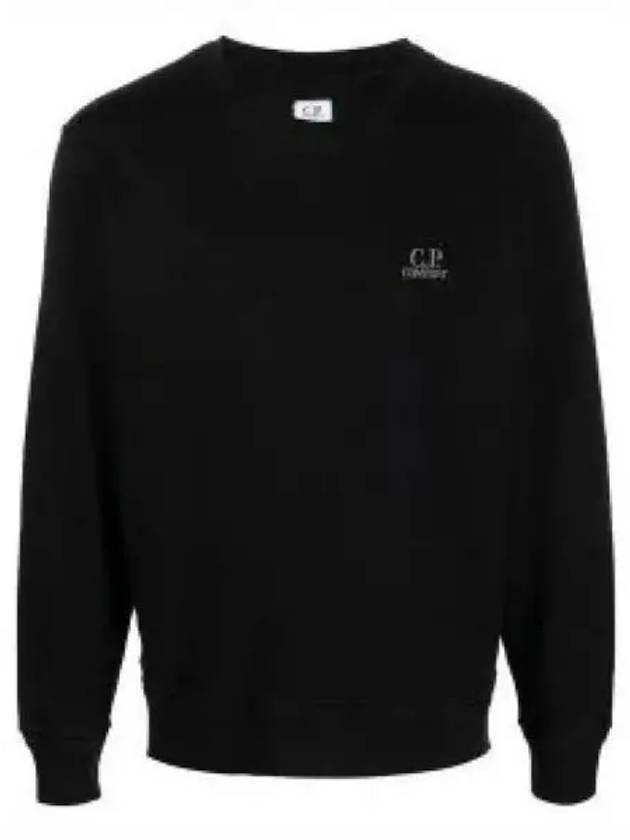 Logo Print Sweatshirt Black - CP COMPANY - BALAAN 2