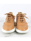 TURN camel leather sneakers 38 250 - HERMES - BALAAN 3