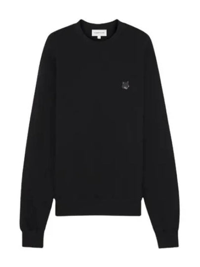 Bold Fox Head Cotton Sweatshirt Black - MAISON KITSUNE - BALAAN 2