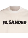 Logo Print Cotton Long Sleeve T-Shirt White - JIL SANDER - BALAAN 6