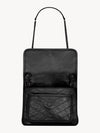 Crinkle Vintage Leather Monogram Nikki Bag Baby Black Chain 633185 - SAINT LAURENT - BALAAN 4