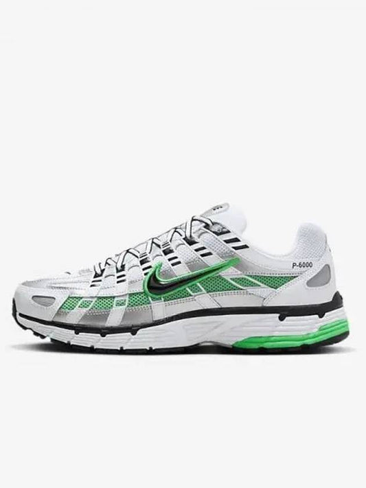 P 6000 Metallic Low Top Sneakers White Green - NIKE - BALAAN 2