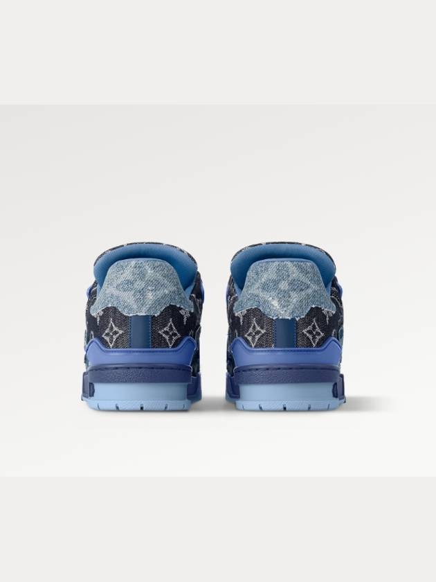 LV Trainer Low Top Sneakers Blue - LOUIS VUITTON - BALAAN 7