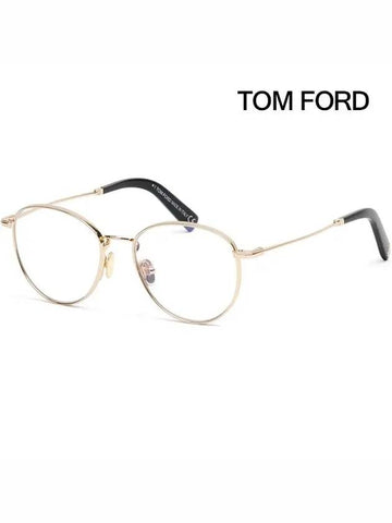 Blue light blocking glasses frame TF5749B 028 round frame for eye protection - TOM FORD - BALAAN 1