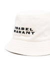 Haley Logo Bucket Hat Black Ecru - ISABEL MARANT - BALAAN 3