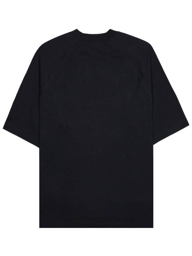 Le Typo Cotton Short Sleeve T-shirt Black - JACQUEMUS - BALAAN 3