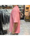 Big Face Logo Short Sleeve T-Shirt Bubblegum Pink CL0184 BQU - ACNE STUDIOS - BALAAN 4