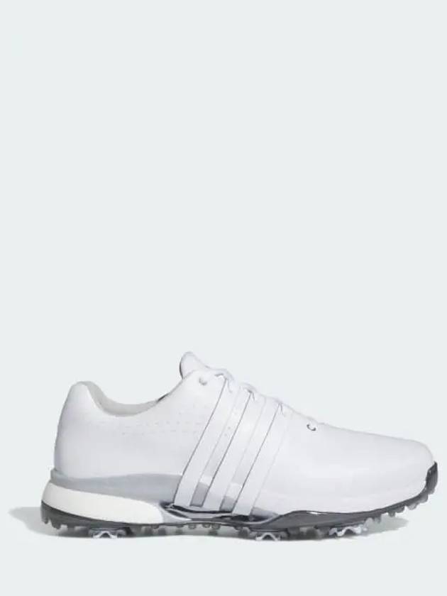 Tour 360 24 Men s Golf Cloud White Silver Metallic Shoes IF0244 697065 - ADIDAS - BALAAN 1