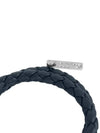 Intrecciato Double Weaving Bracelet Navy - BOTTEGA VENETA - BALAAN 7