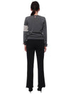 4-Bar Merino Jumper Wool Knit Top Grey - THOM BROWNE - BALAAN 6