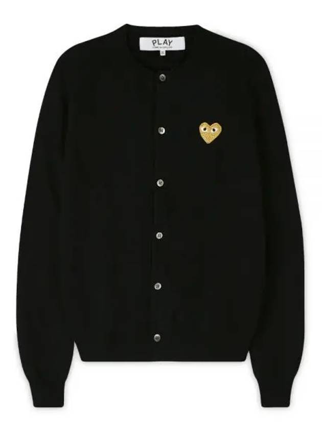 Heart Waffen Black Cardigan AX N049 051 1 1156849 - COMME DES GARCONS - BALAAN 1