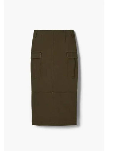 Canvas Cargo Slim Skirt Kelp MJKAM24004KHX - MARC JACOBS - BALAAN 1