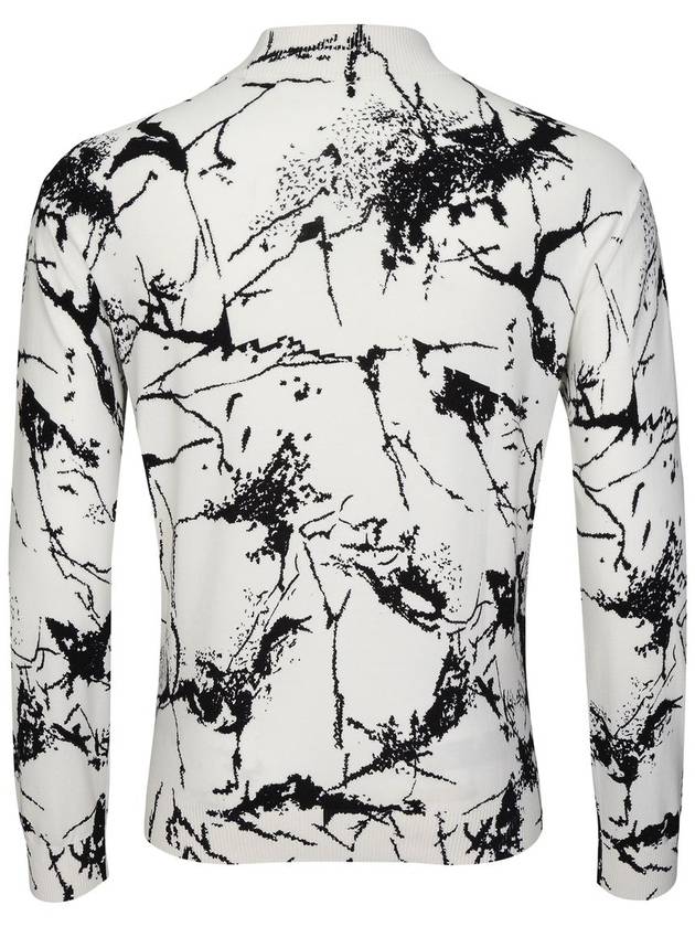 Crack Print Half Zip Up KP OW - PASSARDI - BALAAN 3