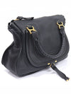 Chloe 3S0851 Black Leather Gold Marcy Large Tote Bag - CHLOE - BALAAN 3