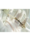 22S Champagne Gold Ribbon Metal Pearl Choker Necklace AB8496 - CHANEL - BALAAN 4