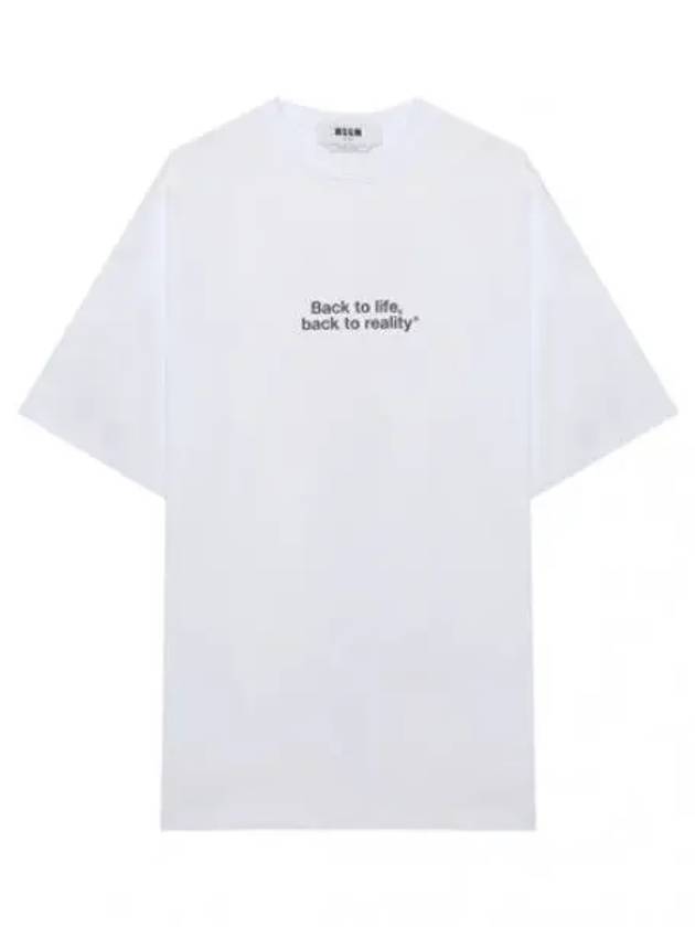 Hyper Summer Bag Logo Short Sleeve T Shirt Women s Tee - MSGM - BALAAN 1