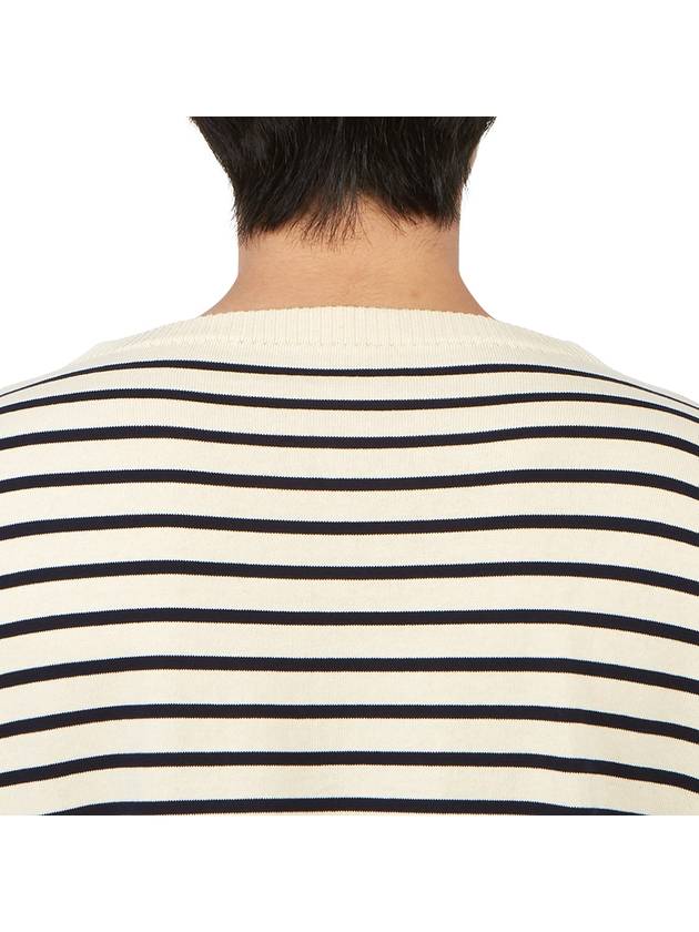 Boatman Striped Knit Top Blue Ivory - ANDERSEN-ANDERSEN - BALAAN 8