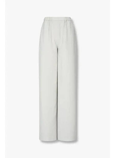 Women s Wide Wrinkle Banding Pants Gray - EMPORIO ARMANI - BALAAN 1