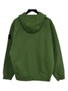 Waffen Patch Cotton Fleece Hoodie Olive - STONE ISLAND - BALAAN 5