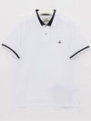 Classic ORB Logo Polo Shirt White - VIVIENNE WESTWOOD - BALAAN 2