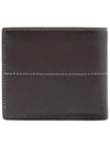 Center Stitch Half Wallet Brown - TOD'S - BALAAN 4