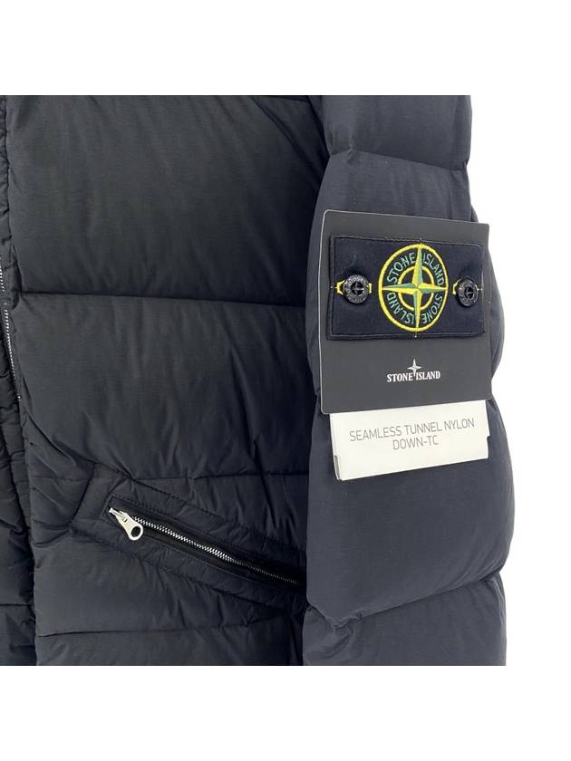 Seamless Tunnel Nylon Down TC Padding Black - STONE ISLAND - BALAAN 5