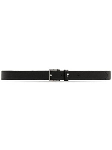 leather belt UBL029AL0036 0014 BLACK - AMI - BALAAN 1