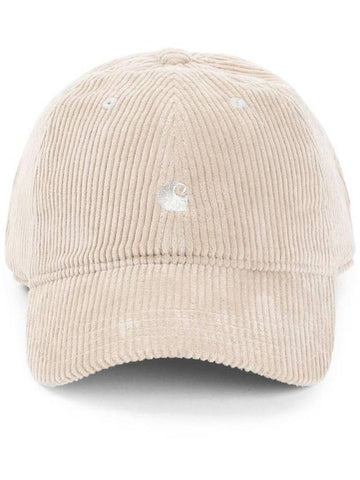 Harlem Logo Ball Cap Beige - CARHARTT WIP - BALAAN 1