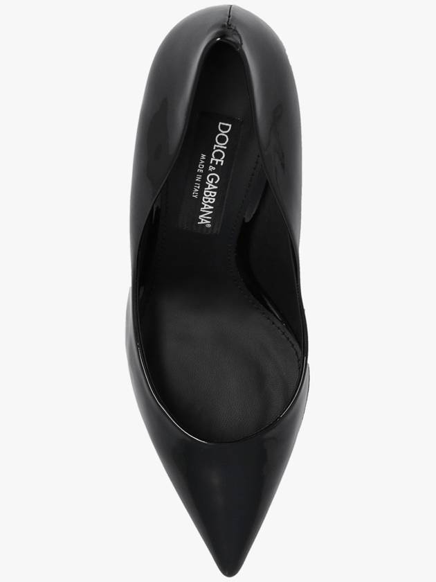 Patent Leather Pointed Pumps Black - DOLCE&GABBANA - BALAAN 7