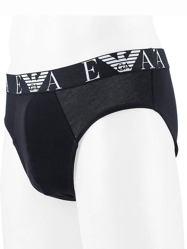 Men's Triangle Cotton Briefs 3 Pack - EMPORIO ARMANI - BALAAN 4