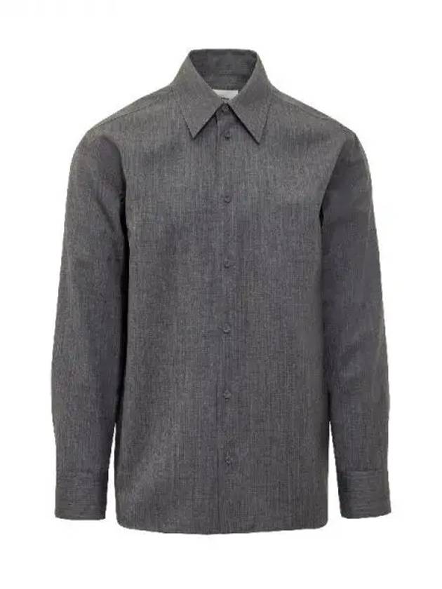 long sleeve wool shirt - JIL SANDER - BALAAN 1