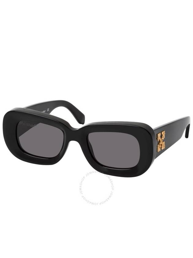 Off-White Carrara Grey Rectangular Unisex Sunglasses OERI019 1007 50 - OFF WHITE - BALAAN 1