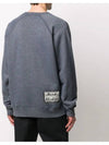 Logo Patch Reverse Label Sweatshirt Navy - ACNE STUDIOS - BALAAN 5