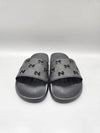 Rubber GG Slippers Black - GUCCI - BALAAN 3