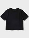 Drawing Embroidery Short Sleeve T-Shirt Black - FFEFF STUDIO - BALAAN 3