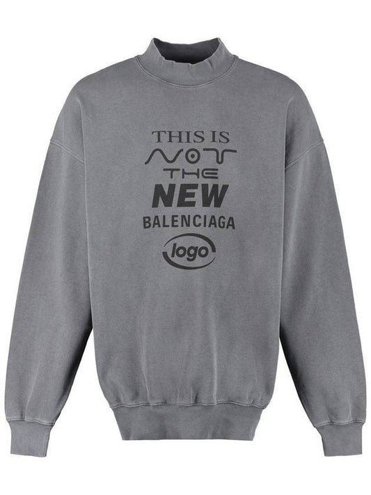 This Not Logo Sweatshirt - BALENCIAGA - BALAAN.