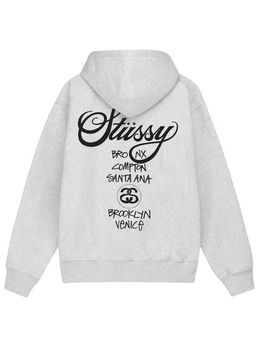 World Tour Hood Ash Men s - STUSSY - BALAAN 1