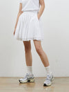 Double frill cotton miniskirt white - RYUL+WAI: - BALAAN 1