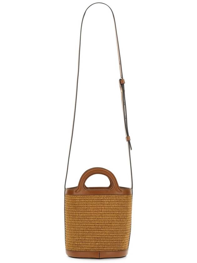 Tropicalia Small Bucket Bag Brown - MARNI - BALAAN 5